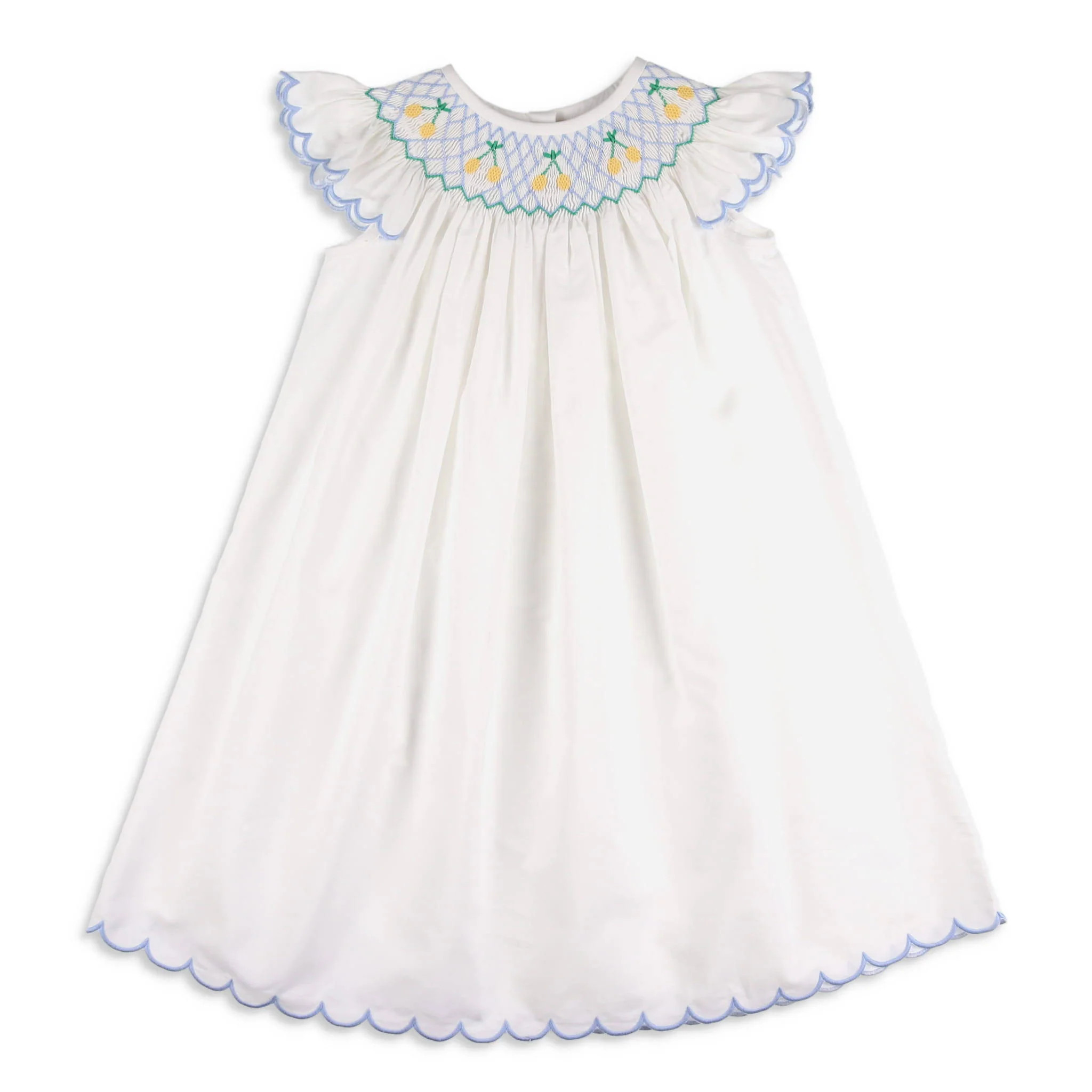 Girls Lemon Bishop Dress - Shrimp and Grits Kids | Shrimp and Grits Kids