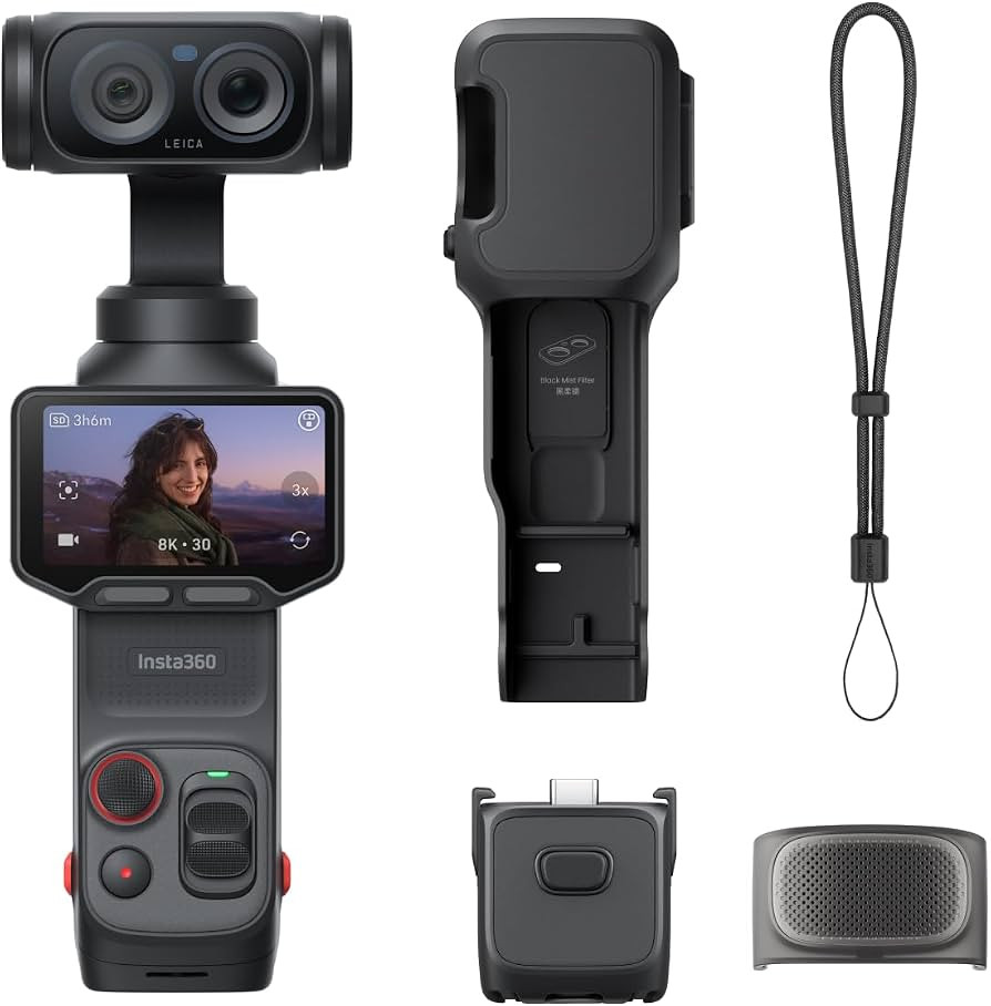 Insta360 Luna Ultra - 8K Vlogging Camera with Dual Leica Lenses, 12\u00d7 Zoom, 1" Sensor, Detach... | Amazon (US)