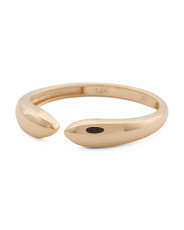 Made In India 14kt Gold Open Center Band Ring | TJ Maxx