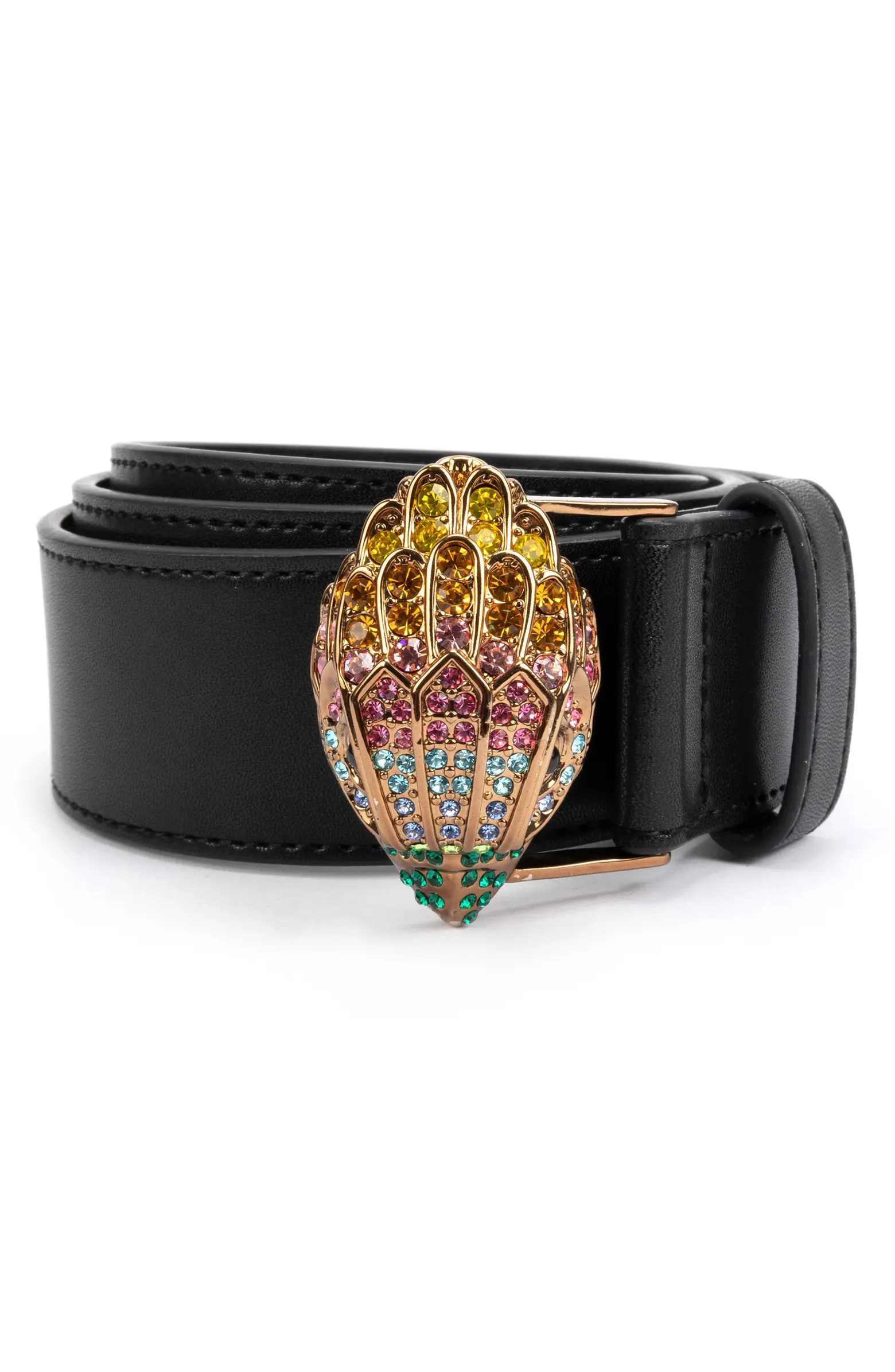 Crystal Eagle Buckle Belt | Nordstrom