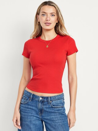 Snug Crop T-Shirt | Old Navy (CA)