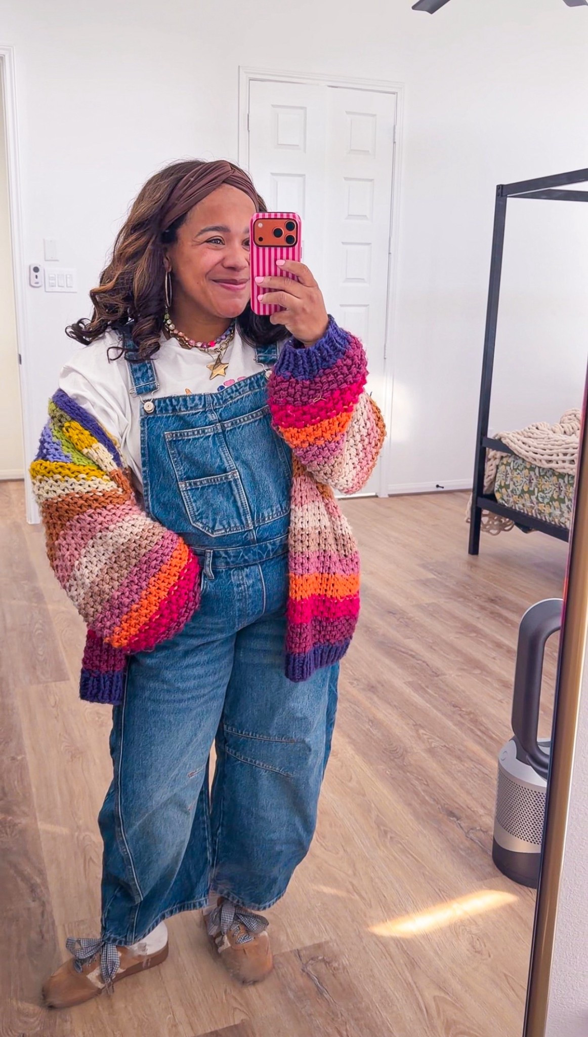 OOTD: what I’m wearing at 2 months postpartum. Wearing a medium shirt in the overalls in ultra light beam. 

#LTKPetite #LTKmomlife #LTKootd