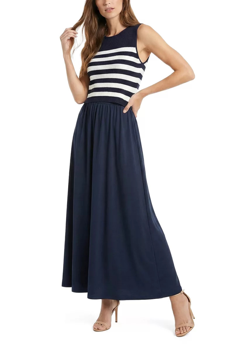 Women's Striped Twofer Sweater Dress | Belk