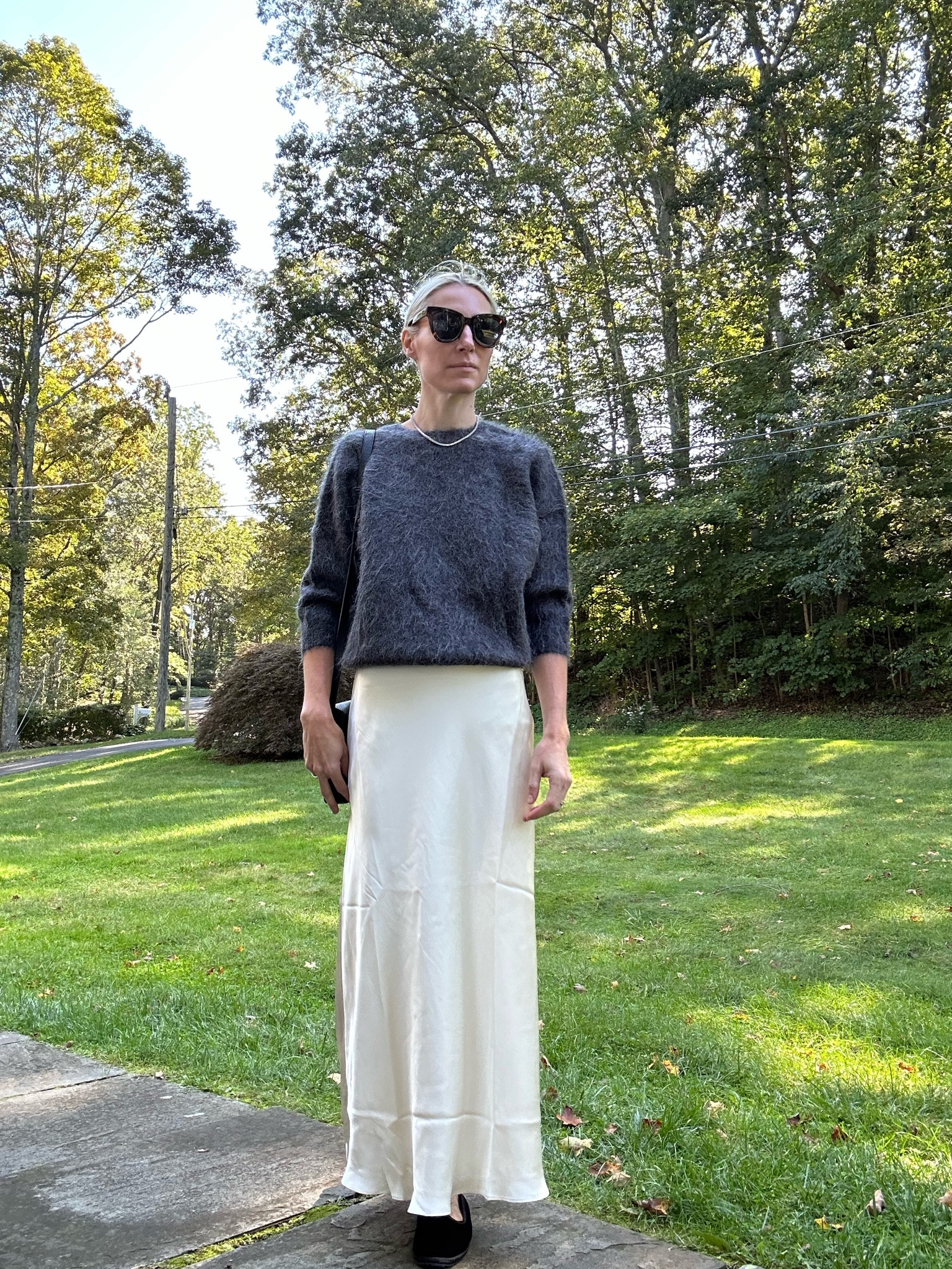 Slip dress, fall sweater, fall outfit 

#LTKstyletip #LTKworkwear