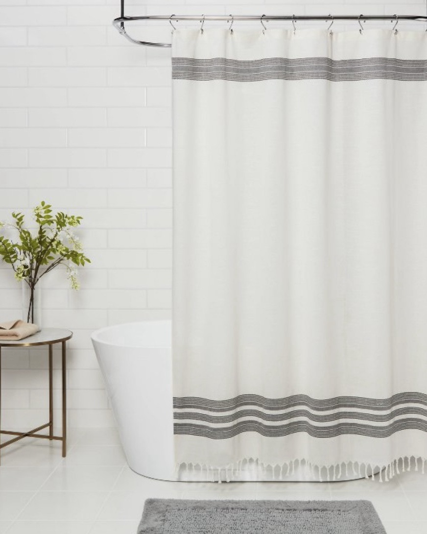 Shower Curtain Off White

Striped shower curtain fits standard showers by Threshold  

#LTKGiftGuide #LTKHome #LTKU