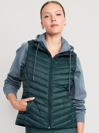 Narrow-Channel Quilted Puffer Vest for Women | Old Navy (US)