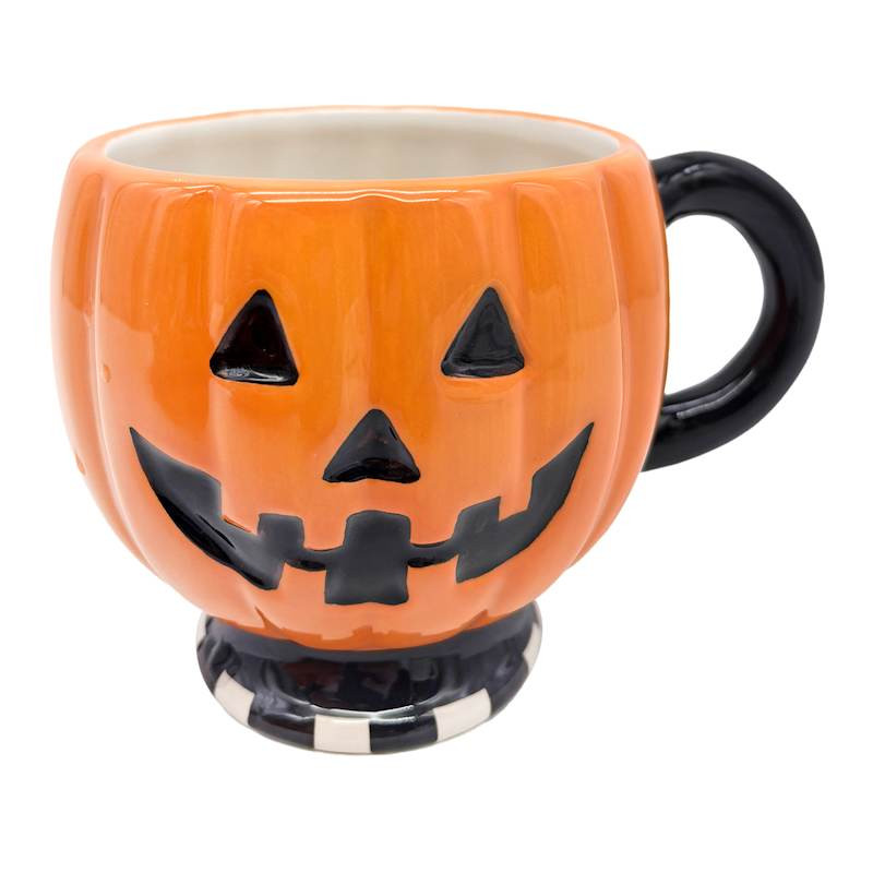 Footed Pumpkin Mug, 14oz | At Home