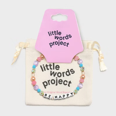 Little Words Project "Be Happy" Beaded Bracelet | Target