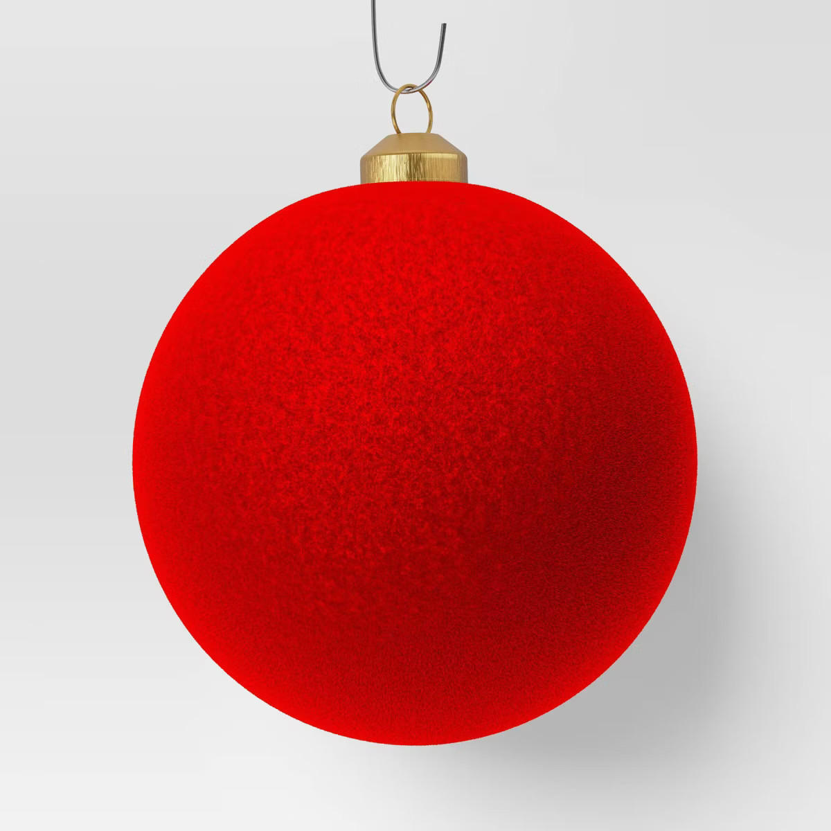 9ct 80mm Christmas Flocked Ball Ornament Set - Wondershop™ | Target
