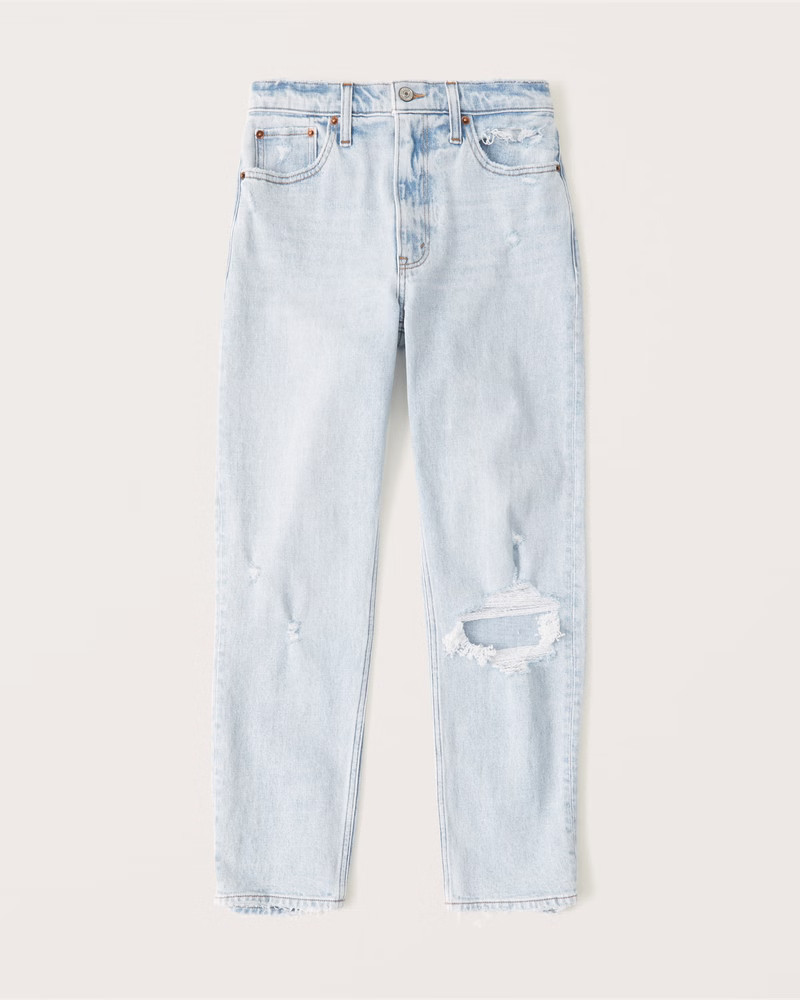 High Rise Mom Jean | Abercrombie & Fitch (US)