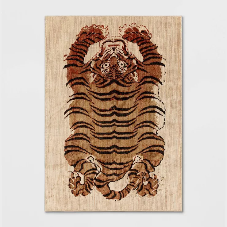 Tiger Area Rug Tan - Threshold™ | Target