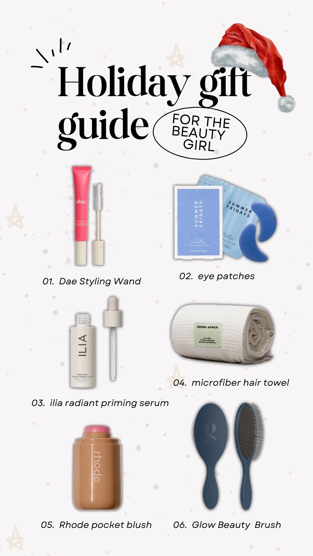 holiday gift ideas for the beauty girl!
For glow beauty use code : NICHOLE

#LTKFindsUnder100 #LTKBeauty #LTKFindsUnder50