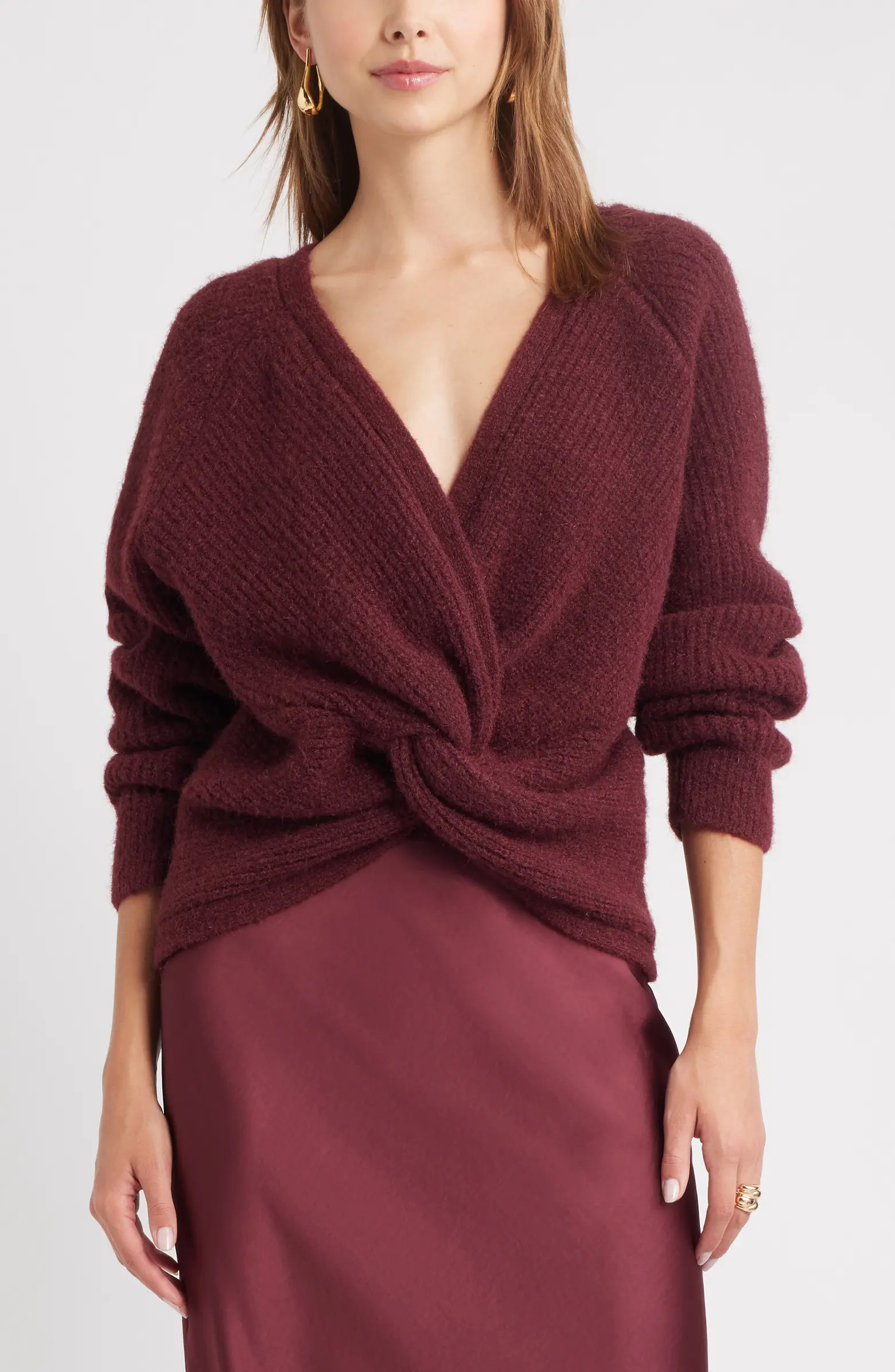 Twist Reversible Sweater | Nordstrom