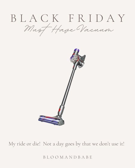 My favorite go to vacuum! If you purchase one thing for Black Friday, this is it! 

#LTKsalealert #LTKCyberweek #LTKhome