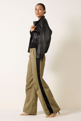 SANCTUARY Women's Front Row Pants, Size 32, Vintageolive Green | Evereve