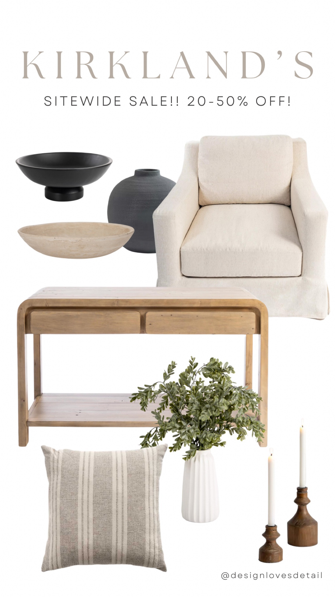 Some great sale items at Kirkland’s right now!!!

#homedecor #furniture #console #livingroom #chair #entry

#LTKhome #LTKFind #LTKsalealert