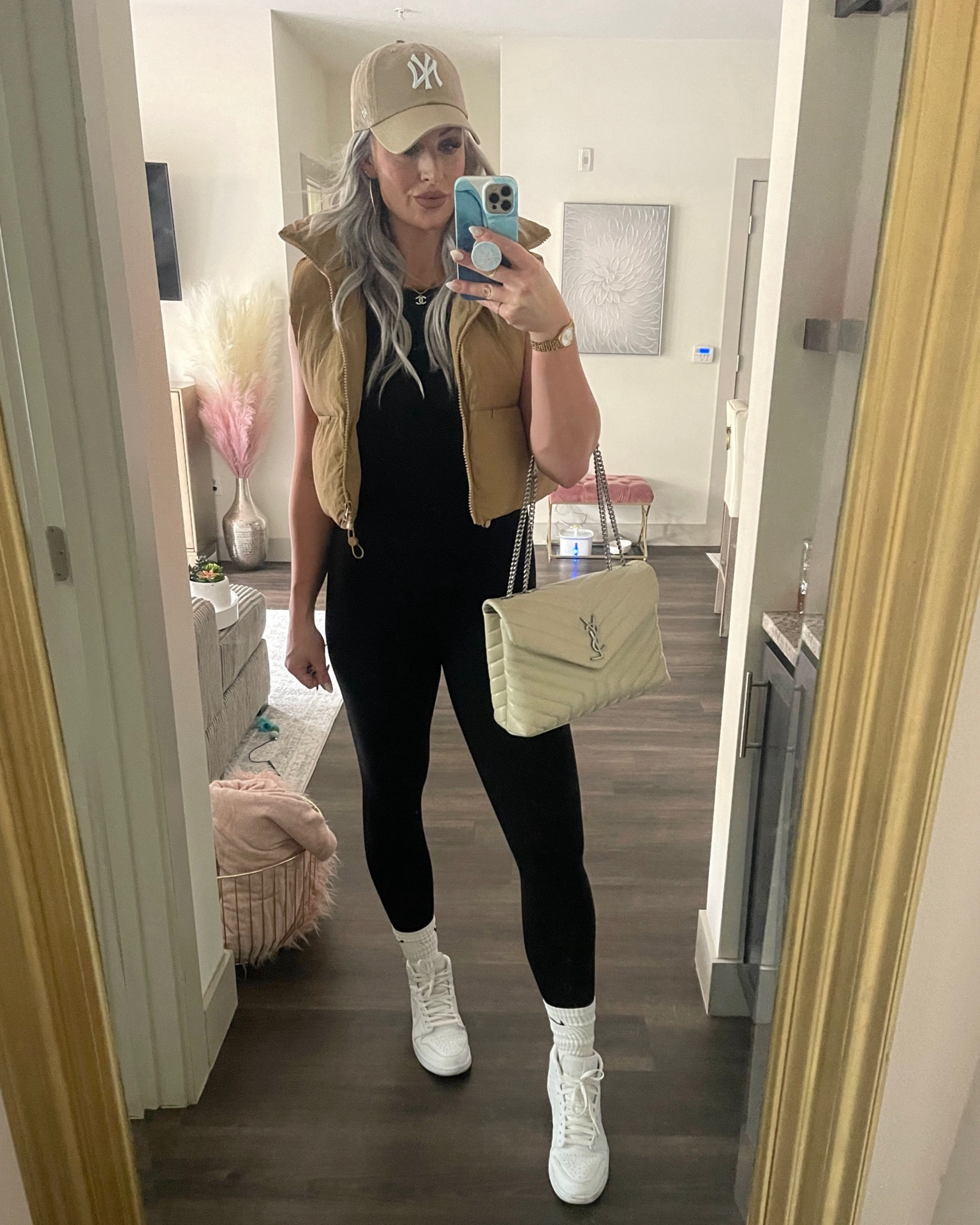 The most comfy cute and casual outfit! Love a good body suit and this vest is super warm! 

Wearing a L in the vest: 

#LTKstyletip #LTKGiftGuide #LTKU