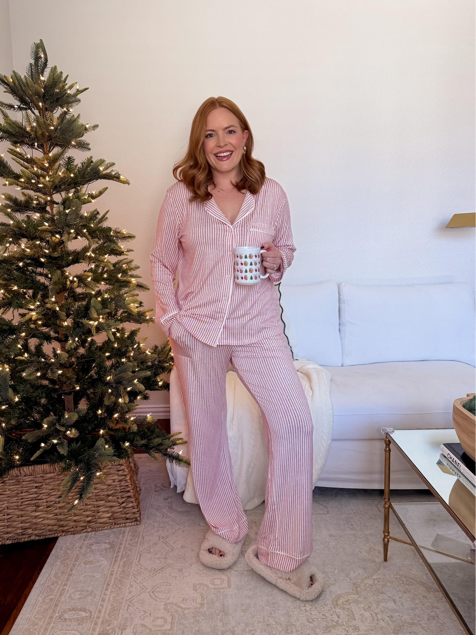 Soft, lightweight, and so pretty — these Target striped pajamas are 25% off today! 🎀✨ The perfect cozy set for holiday mornings or gifting. Linking this exact pair on LTK! #TargetPajamas #CozyPajamas #TargetStyle