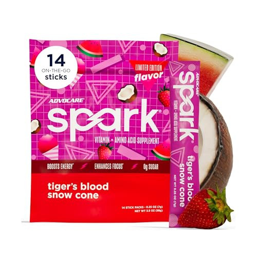 AdvoCare Spark Energy & Focus Drink Mix, Tiger's Blood, 14 Stick Pack | Amazon (US)