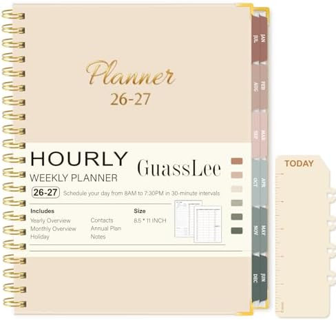Large 2026-2027 Academic Planner, Weekly & Monthly Appointment Book from Jul. 2026 - Jun. 2027, W... | Amazon (US)