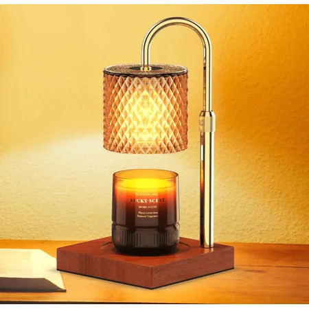 Candle Warmer Lamp with Dimmer/Timer/Adjustable Height, Birthday Gifts for Women Men, Wax Melt Warmer for Candles for Home Room Decor, Christmas Gift | Walmart (US)