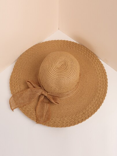 Wide Brim Straw Hat | SHEIN