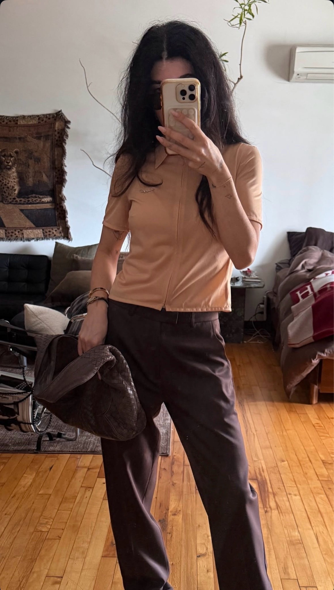 OOTD 

Miu Miu vintage zip up top, styling slacks, Bottega Veneta purse, thrifting designer, elevated casual ootd

#LTKgrwm #LTKootd