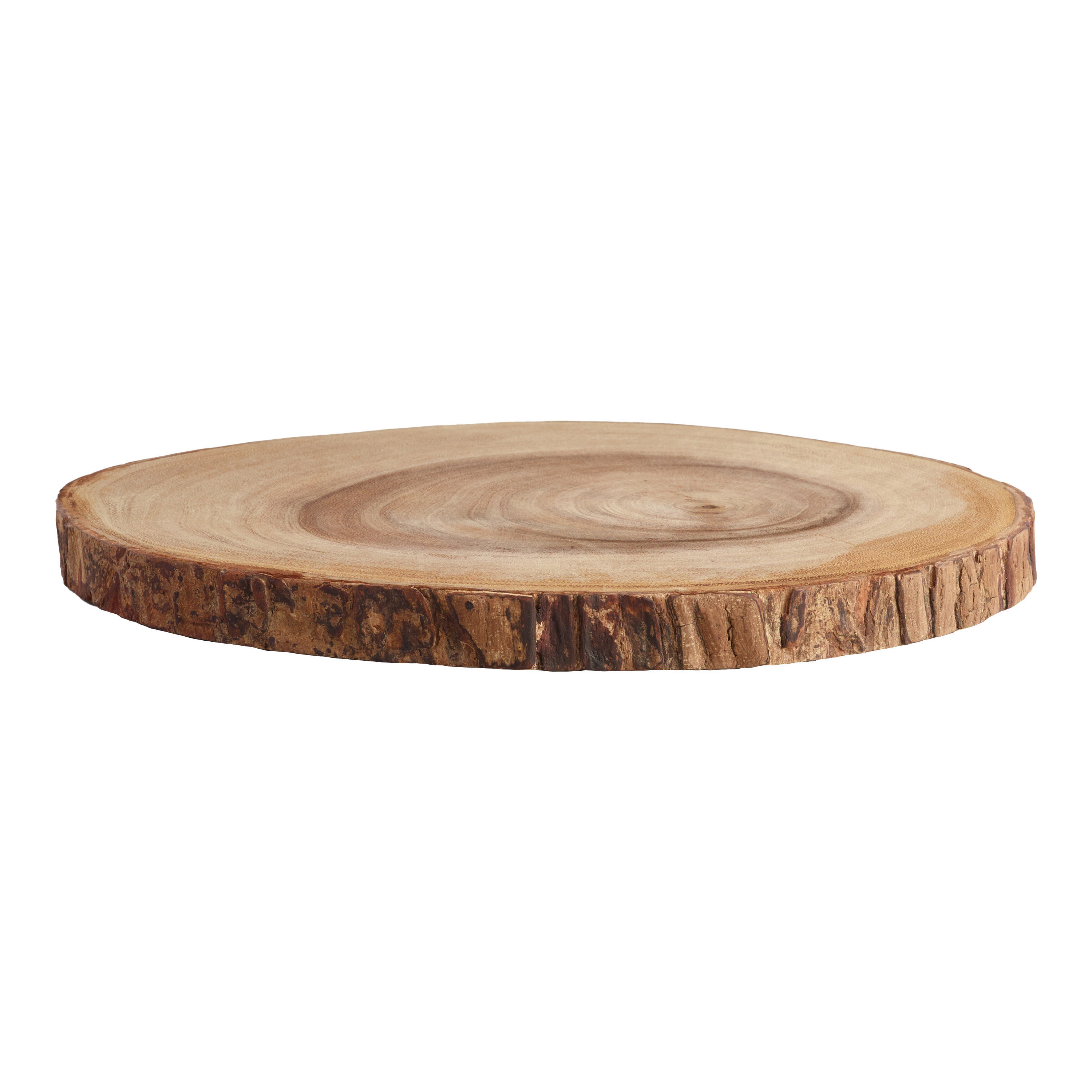 Wood Bark Charger Plate | World Market