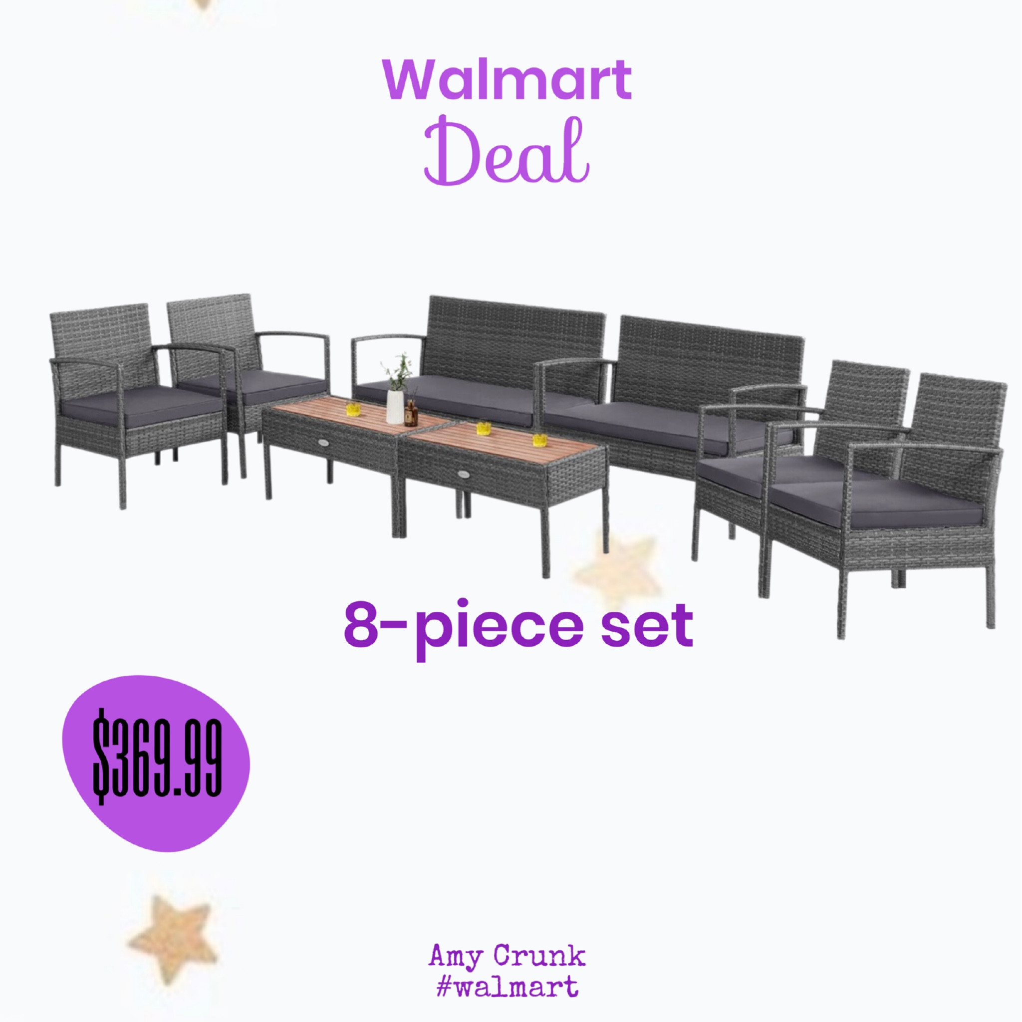 Spring is calling! ☀️Which seat is yours in this cozy 8-piece set? #outdooroasis #springrefresh 

#LTKSeasonal #LTKHome #LTKSaleAlert