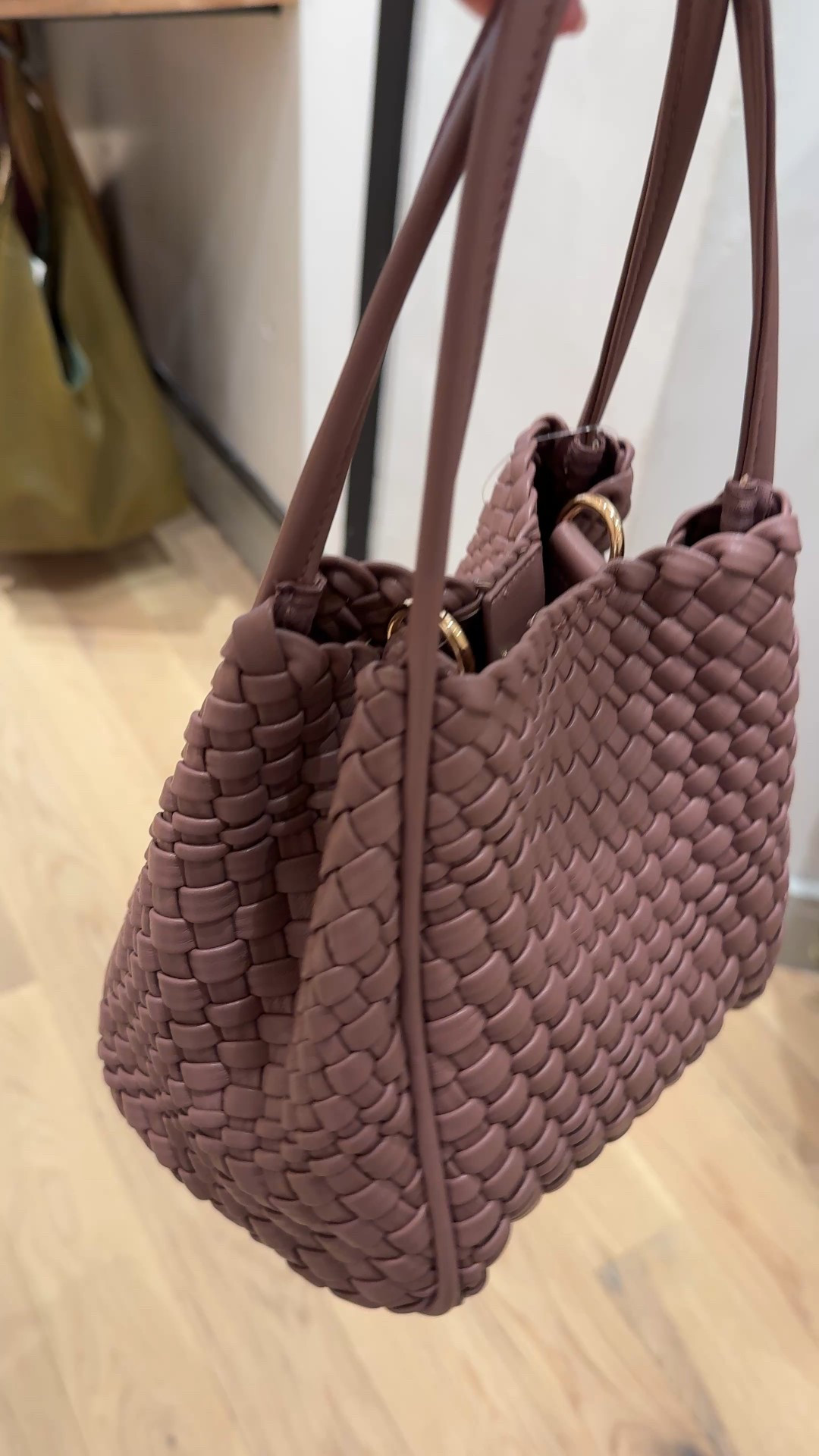 New color in a great bag. Nice woven texture. Color is mocha. Convertible crossbody bag  

#LTKFindsUnder100 #LTKItBag #LTKOver40
