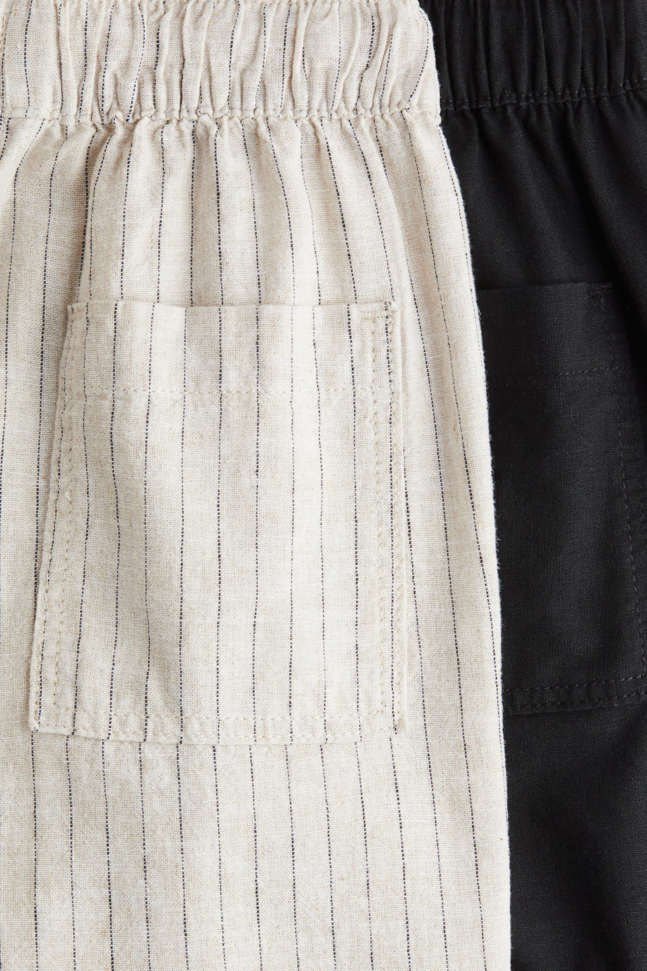2-Pack Linen-Blend Shorts | H&M (US + CA)