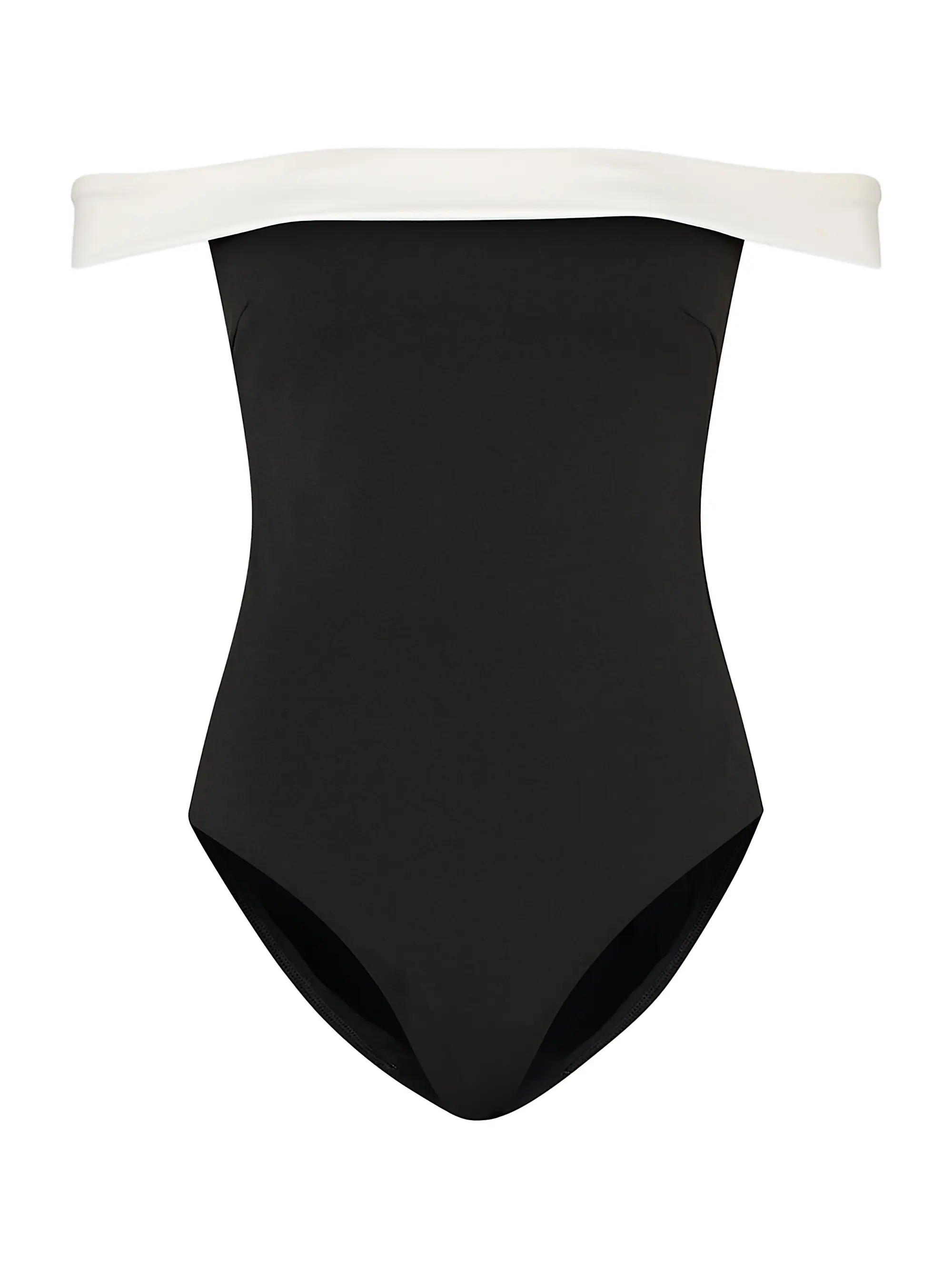 Milly Off-The-Shoulder One-Piece Swimsuit | Saks Fifth Avenue | Saks Fifth Avenue