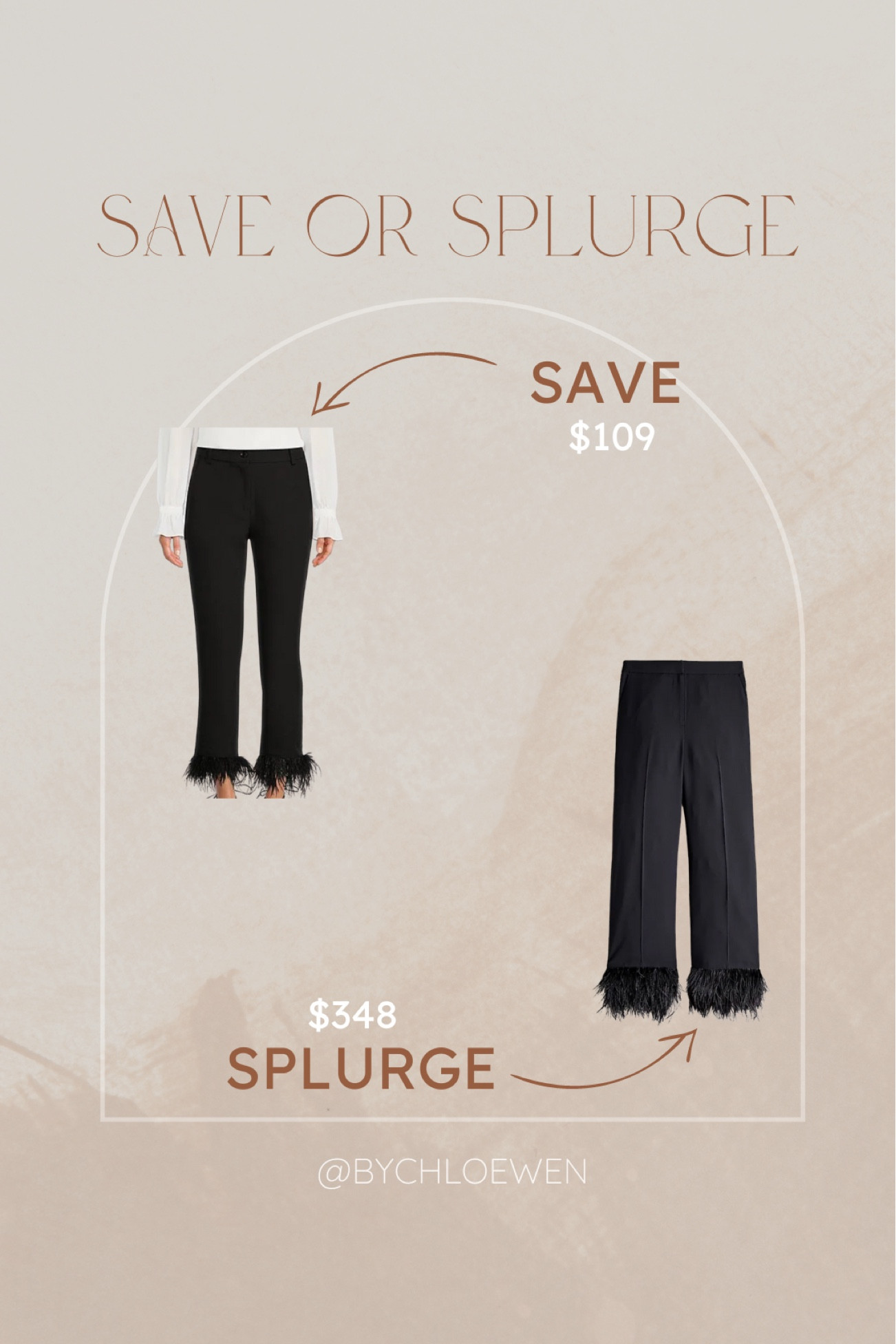 Save OR Splurge: J. Crew Collection Ingrid Pant with Feather Trim in Satin-Back Crepe!

#saveorsplurge
#lookforless
#winter
#winterfashion
#winterstyle
#holiday
#christmas
#jcrew
#jcrewdupe
#jcrewpants
#jcrewsale
#holidayparty
#holidaypartyoutfit

#LTKSeasonal #LTKsalealert #LTKHoliday