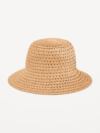 Straw Bucket Hat for Women | Old Navy (US)