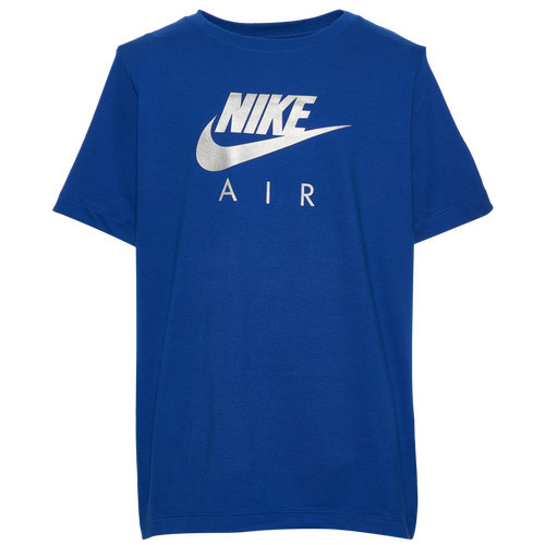 Nike Kids Air T-Shirt - Boys' Grade School Blue/Silver | Foot Locker (US)