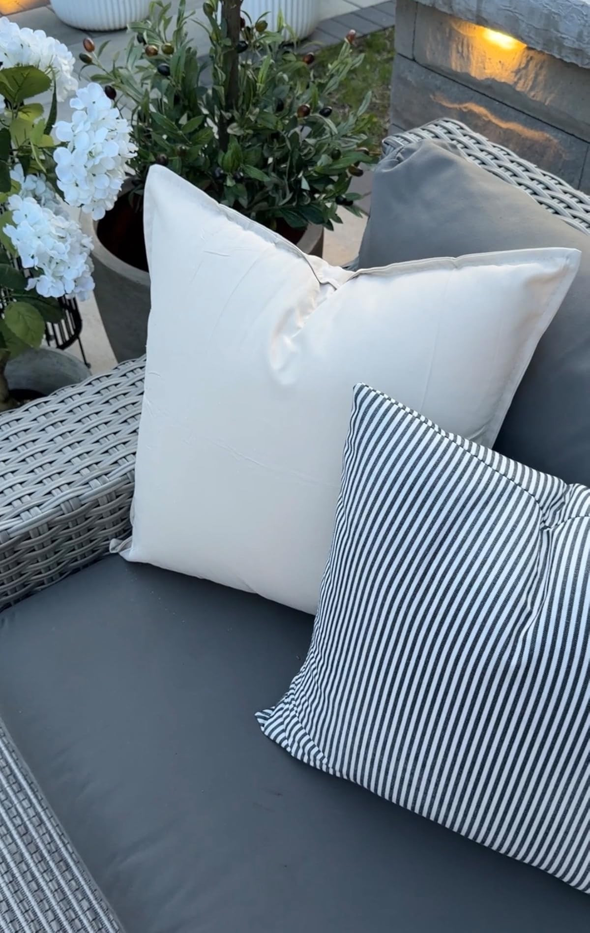 Outdoor Waterproof pillow covers and inserts for your patio!! We love these!

#LTKHome #LTKSeasonal