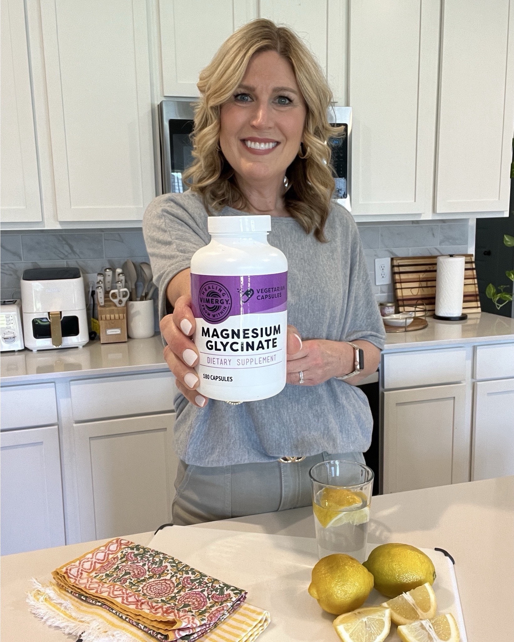 Magnesium Glycinate!  An absolute game changer for my sleep habits! 💜  Vimergy’s Product of the Month for May.  

I noticed right away that I was sleeping better at night.  Which means I can have more productive days!  And as a midlife mom on the go… A good night’s sleep is CRUCIAL!

SERIOUSLY, I’ve stopped taking other brands of magnesium. This brand is by far the best I’ve used. 

10% off promo code: CHANNAM 🙌

20% off for first-time buyers of Vimergy products!! 🎉  Use this link! ➡️
https://get.aspr.app/SH15US 

**Please Note**
These statements have not been evaluated by the Food and Drug Administration. 

Fun Facts About Magnesium:
• 60% of the body’s magnesium is stored in the bones.
• It’s known as the "relaxation mineral" — helping promote restful sleep and stress relief.
• Magnesium helps convert food into energy — a true fuel-supporting mineral!

Follow my shop @lululoves7 on the @shop.LTK app to shop this post and get my exclusive app-only content!
 
#LTKFamily #LTKParties #LTKFindsUnder100 #LTKFindsUnder50 

#LTKWedding #LTKSeasonal #LTKBeauty #LTKOver40 #LTKHome #LTKTravel #LTKKids #LTKActive #LTKWorkwear #LTKMens