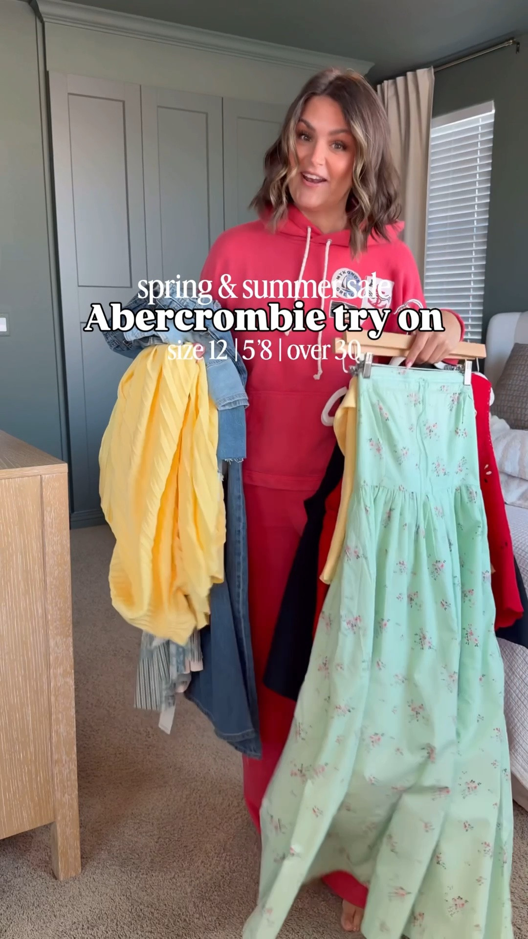 Use code SHORTSAF to save more off the sale pricing through 5/11 👏🏻👏🏻

Coral sweats, large top & bottom
Yellow & gray tshirts, large
Sweatpant jeans, large
Mint strapless dress, medium (size down)
Red top, large
Dad shorts, 31 curve love
Black pull on pants, large 
Yellow top & skirt, large (need a medium)
Linen blend jeans, 31R
Graphic tshirts, large
Linen blend shirts, 32 curve love
Last dress, medium 

Size 12, midsize, graduation party dress, bridal shower, baby shower, closet staples @abercrombie

#LTKstorytime #LTKSaleAlert #LTKMidsize
