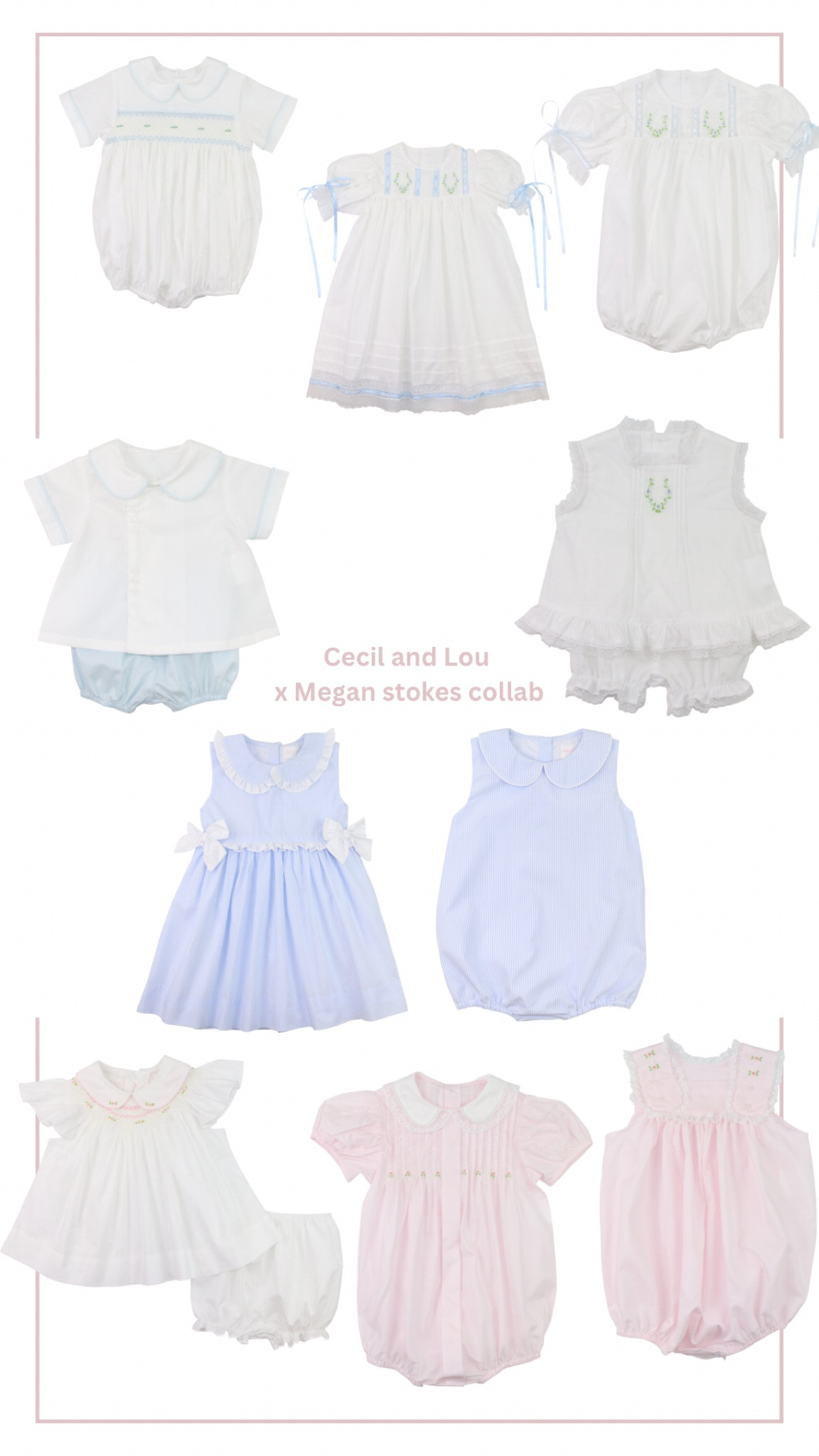 Cecil and Lou x Megan stokes collab 
Baby toddler and kid Easter outfits 
Sibling outfits 

#LTKBaby #LTKKids #LTKFamily