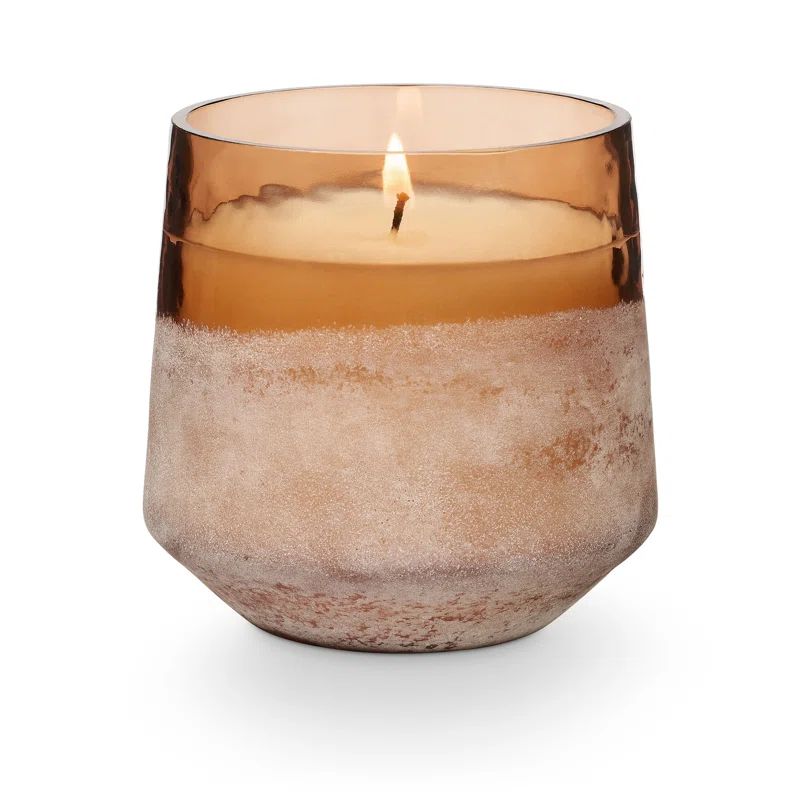 Lize Terra Tabac Scented Jar Candle with Glass Holder | Wayfair North America