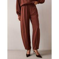 The Very Collection Barrel Leg Jogger  - Brown | Very (UK)