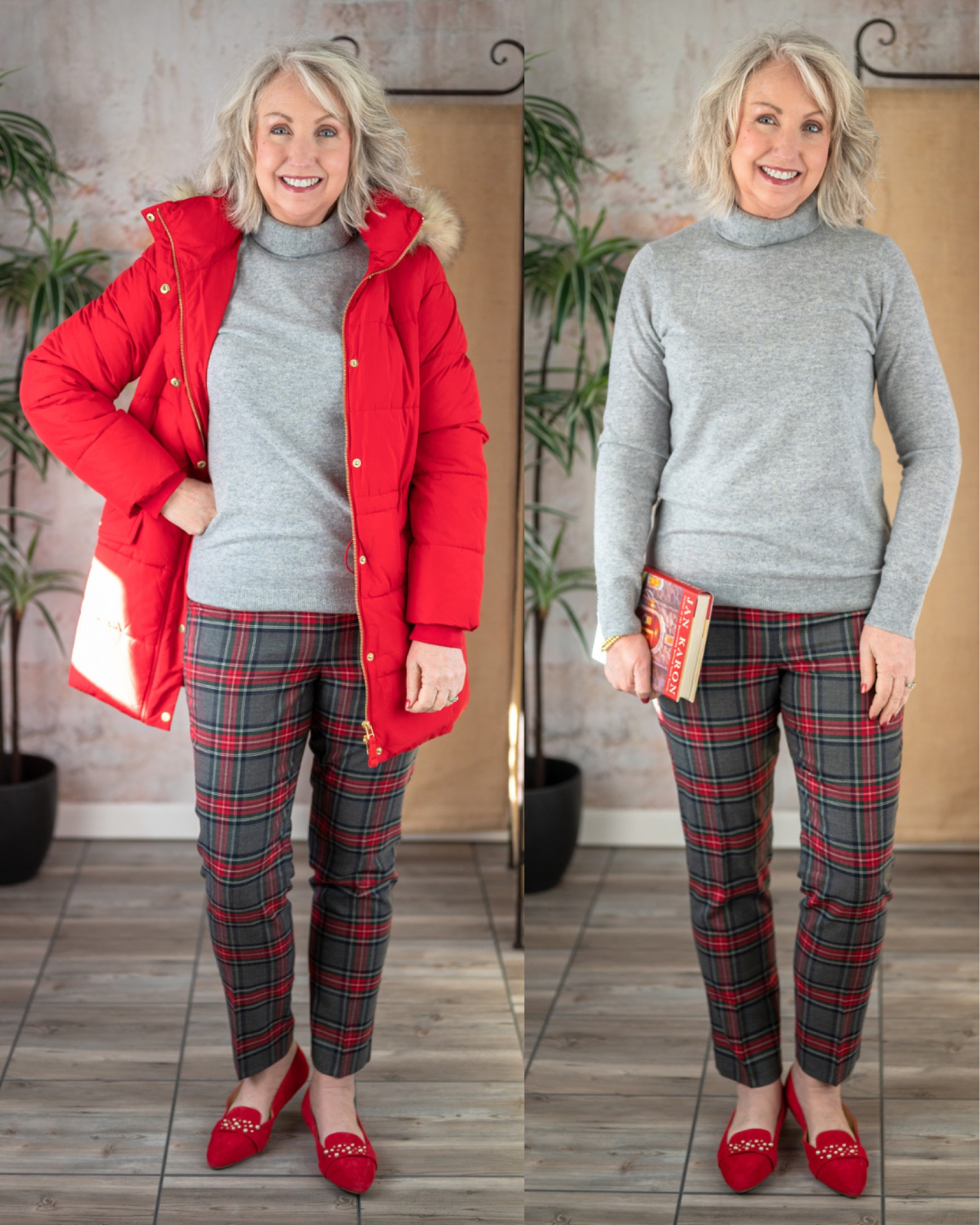 This bright red down parka paired with these suede flats from @Talbots makes for a festive holiday look! #Sponsored #MyTalbots #Talbotspartner

#LTKSeasonal #LTKstyletip #LTKHoliday