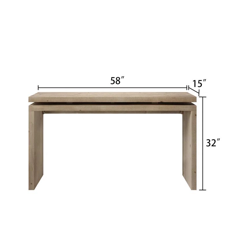 Millwood Pines Arwah 58" Console Table & Reviews | Wayfair | Wayfair North America