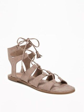 Lace-Up Gladiator Sandals for Women | Old Navy US