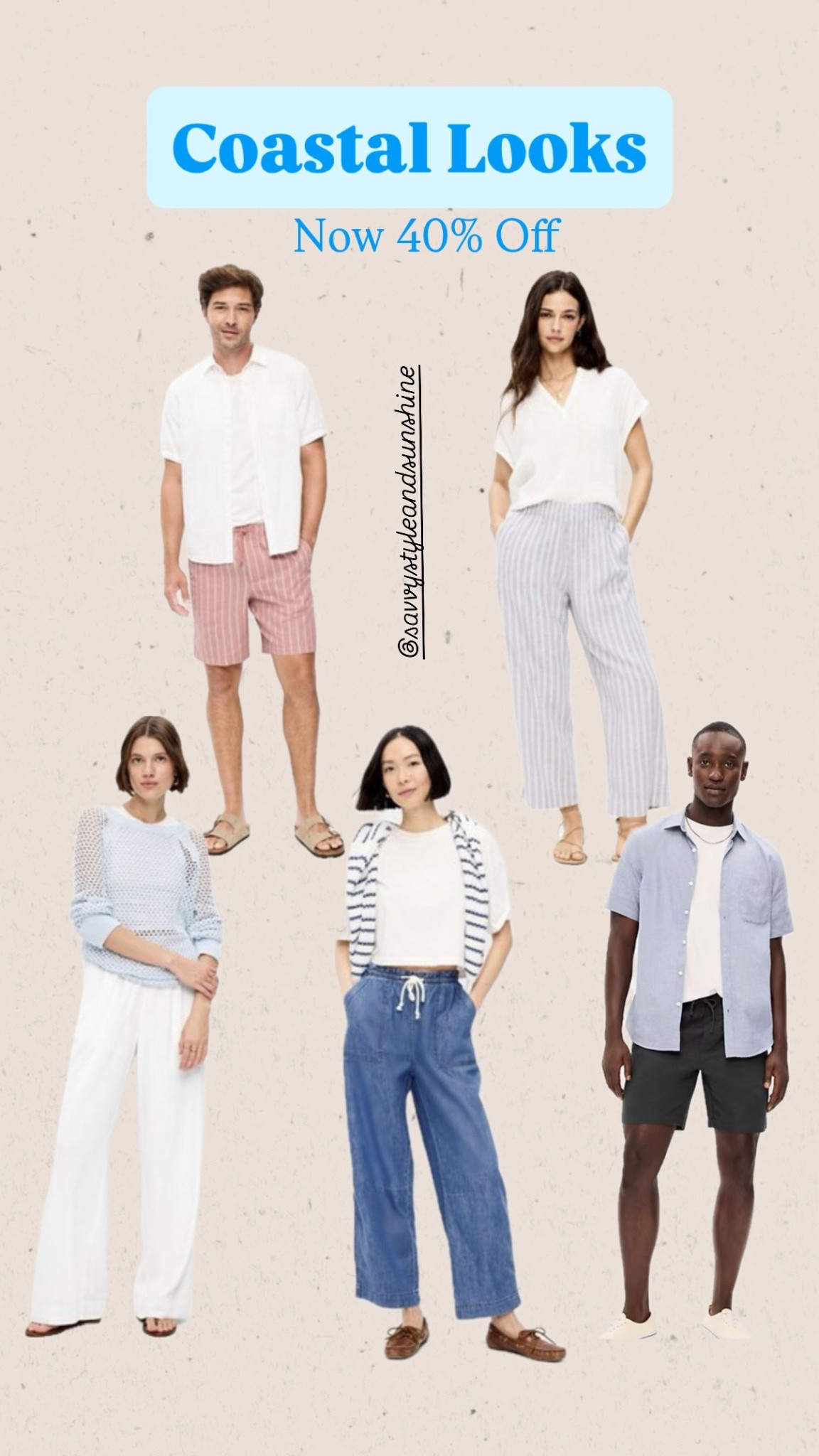 Coastal Vibes coming in hot and 40% off!!!

#LTKSaleAlert #LTKMidsize #LTKMens