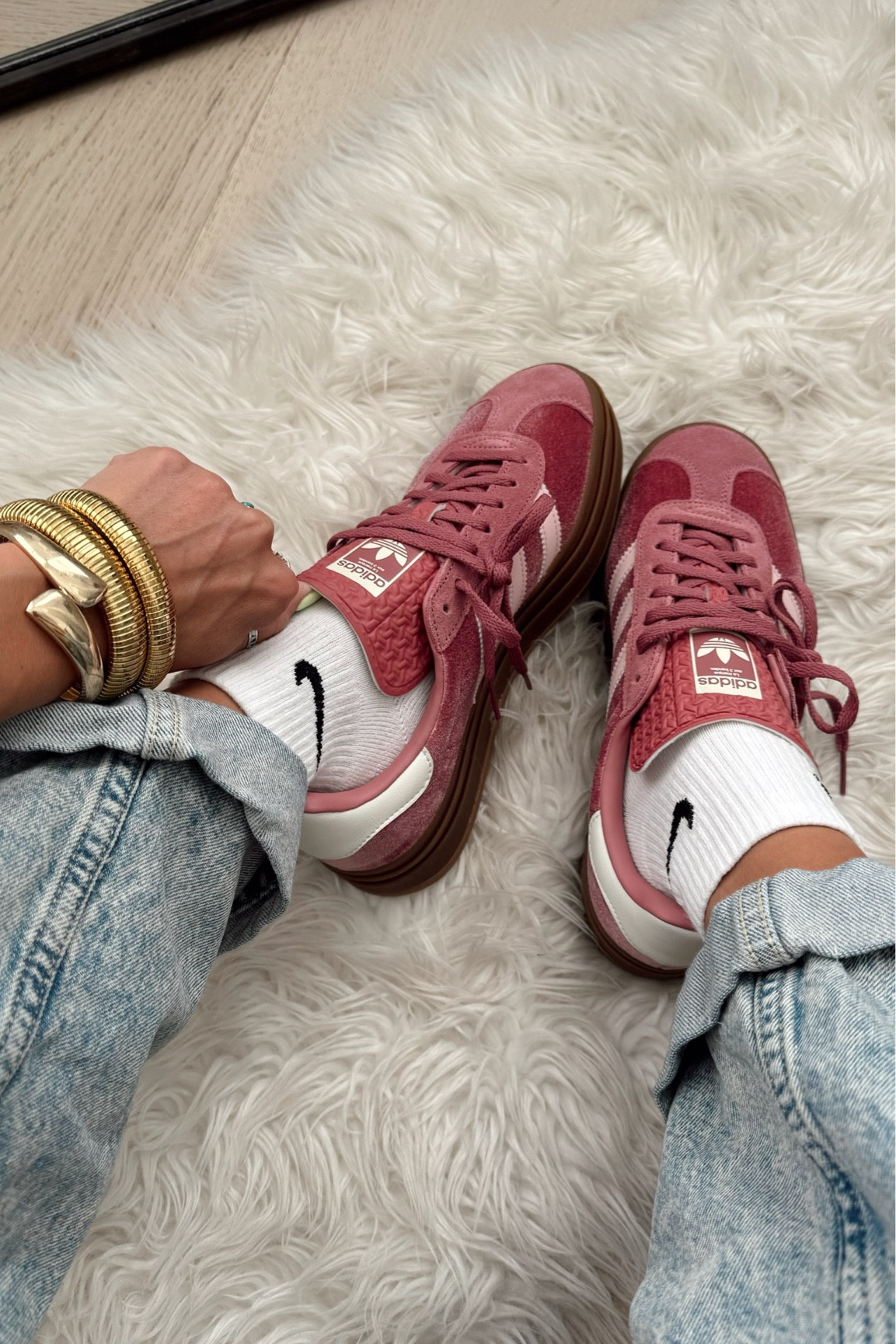 These bold Adidas are one of my favorite color shoes to wear. Only a few sizes left! 🤍✨

#LTKBeauty #LTKStyleTip #LTKShoeCrush