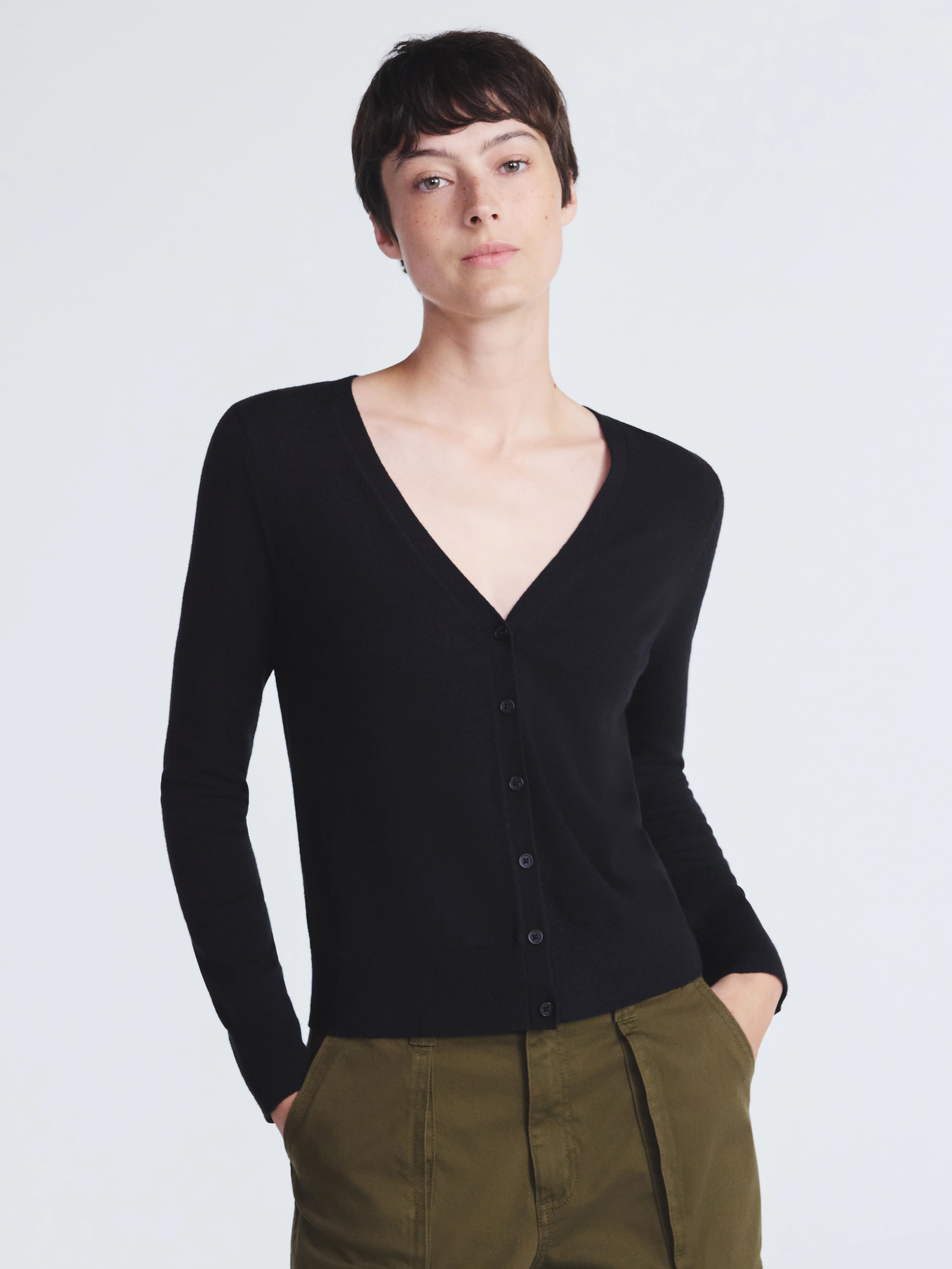 Scoop Women's and Women’s Plus V Neck Cardigan Sweater, Lightweight, Sizes XS-4X - Walmart.com | Walmart (US)