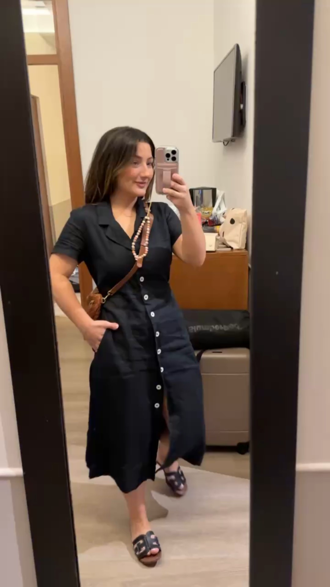 What I wore on our first night out to dinner!!! 

Dress size small 

5’0” 140lbs 

#LTKTravel #LTKStyleTip #LTKPetite