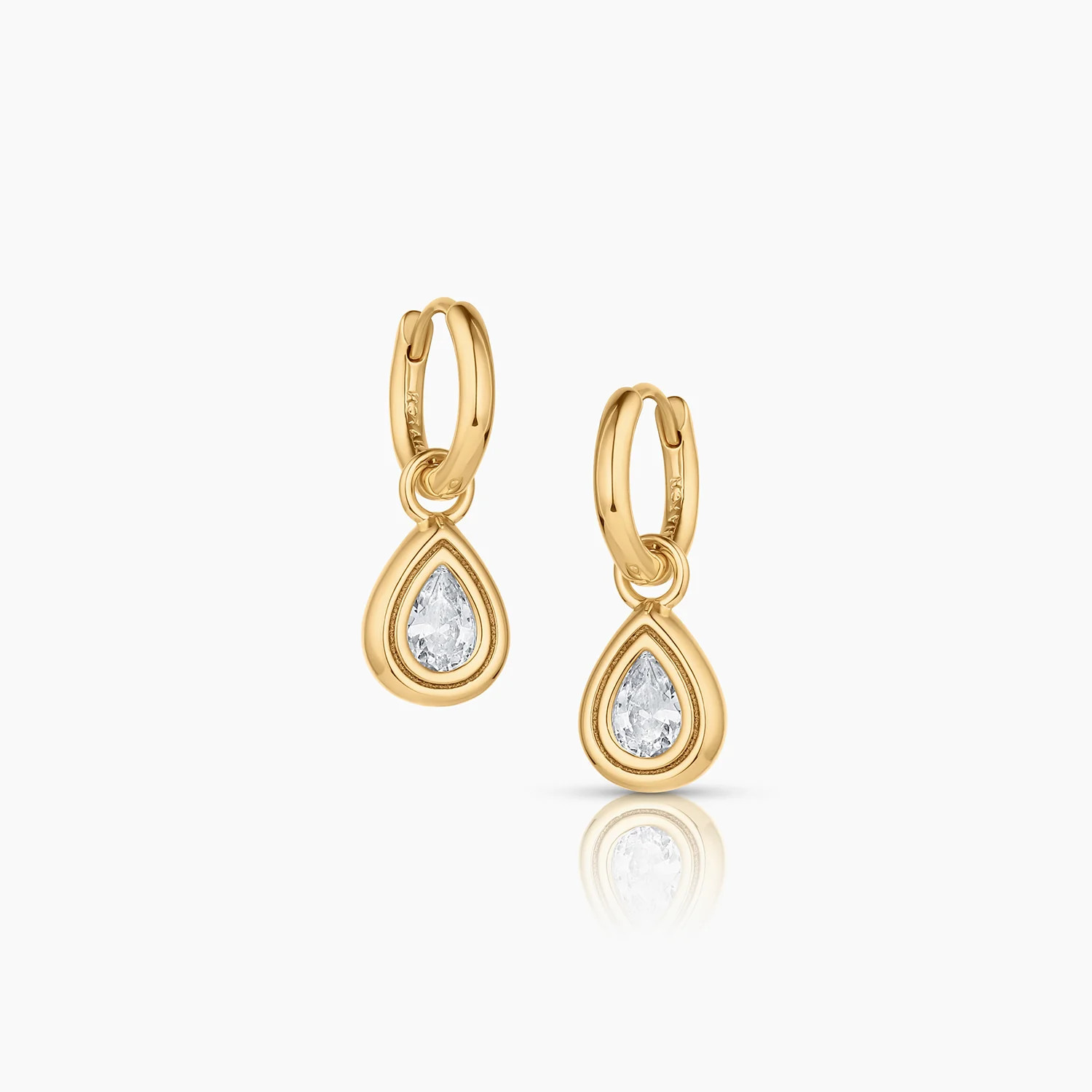 Starlet Teardrop Hoop Earrings | Thatch