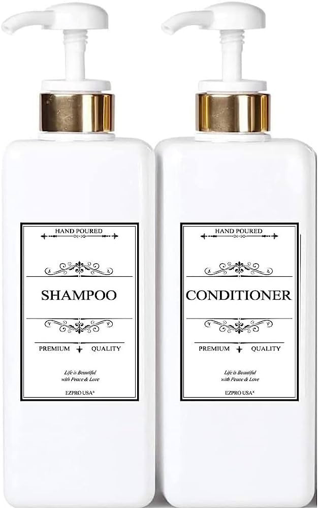 Empty Plastic Pump Bottles Square Shampoo Amazon finds amazon deals amazon sales | Amazon (US)